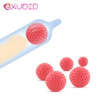 Увеличивающий шар EXVOID, мягкие бусины, 4,5 см, удлинитель пениса, многоразовый нормальный презерватив, увеличитель пениса для мужчин, t интимные товары сексуальные, игрушки для мужчин