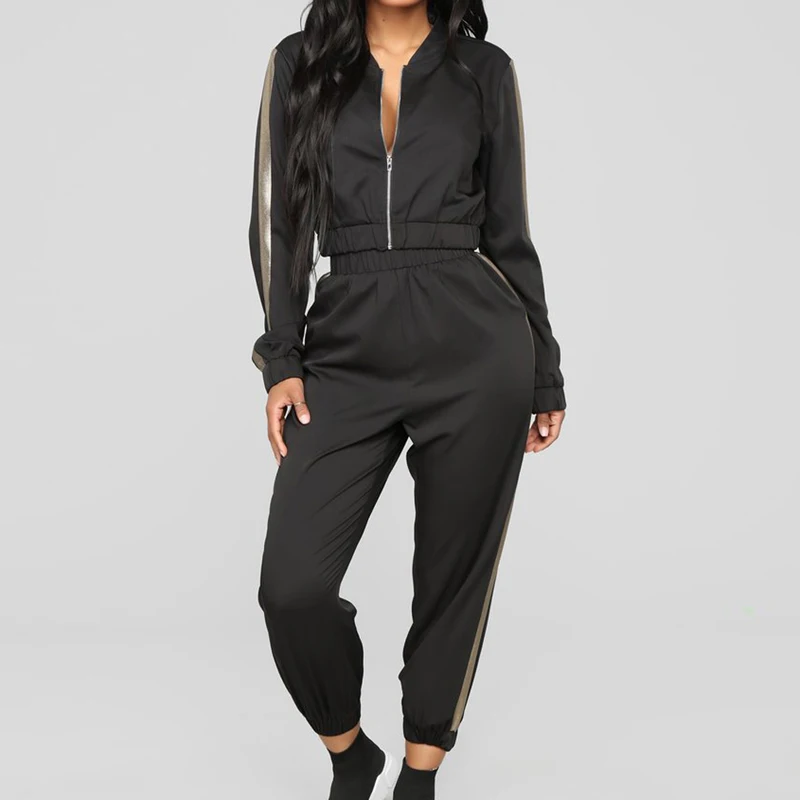 Женский спортивный костюм на молнии однотонный комплект для йоги спортивные