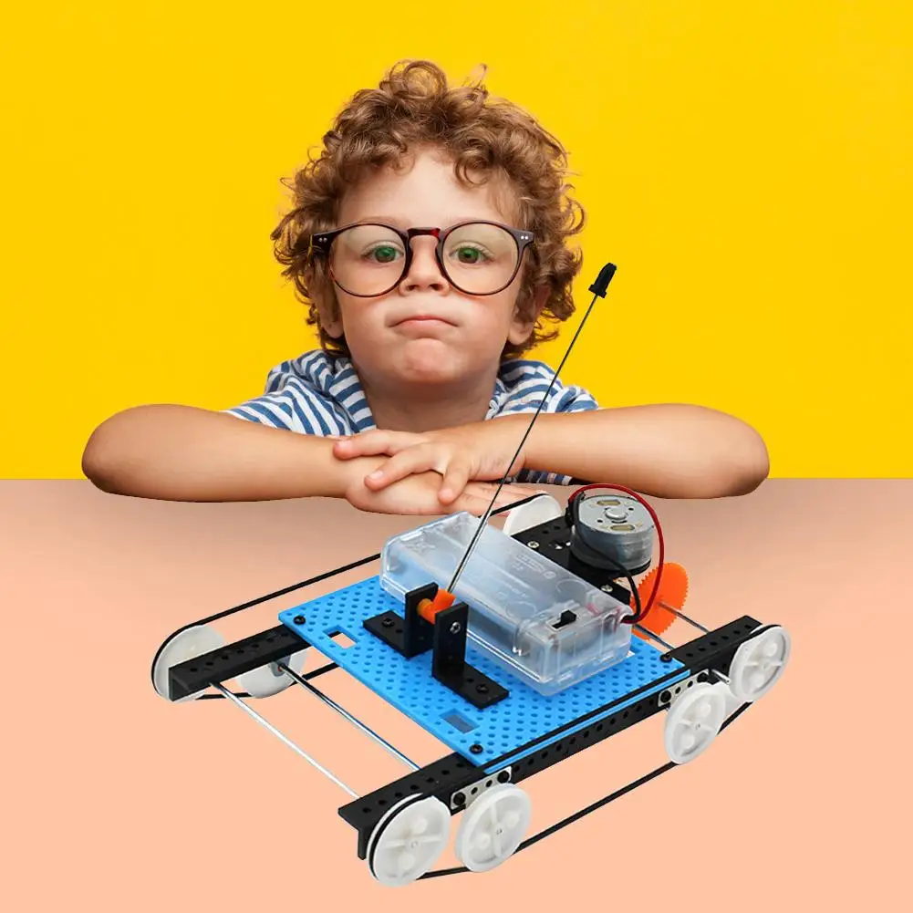 

DIY Science Experiment Model Kit Electric Tank Materials Creative Educational Toys Assemble Projects Teaching Equipment