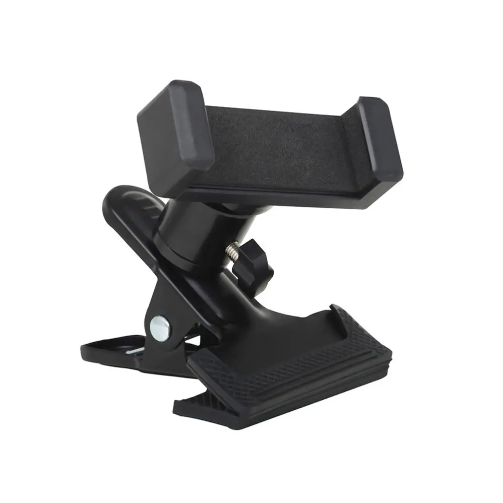 Durable Guitar Head Clip Mobile Phone Holder Kalimba Instrument Live Broadcast Bracket Stand for 6 inches mobile phones