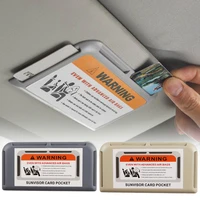 car sun visor card holder organizer strong pasting storag tidying for auto instrument panel door card clip instrument panel