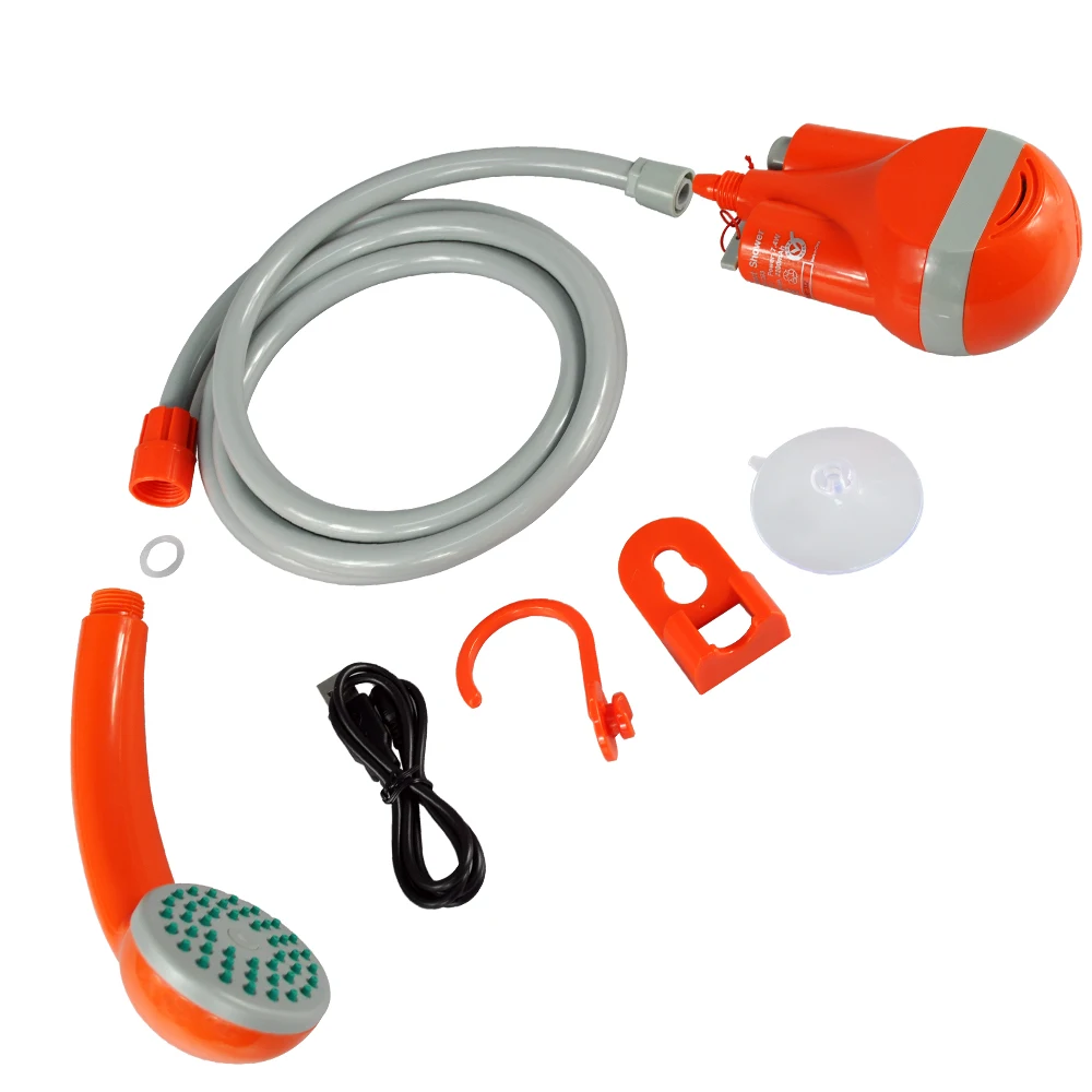 Pet bath tool portable mini pump sprayer hand held dog cat shower with rechargeable battery
