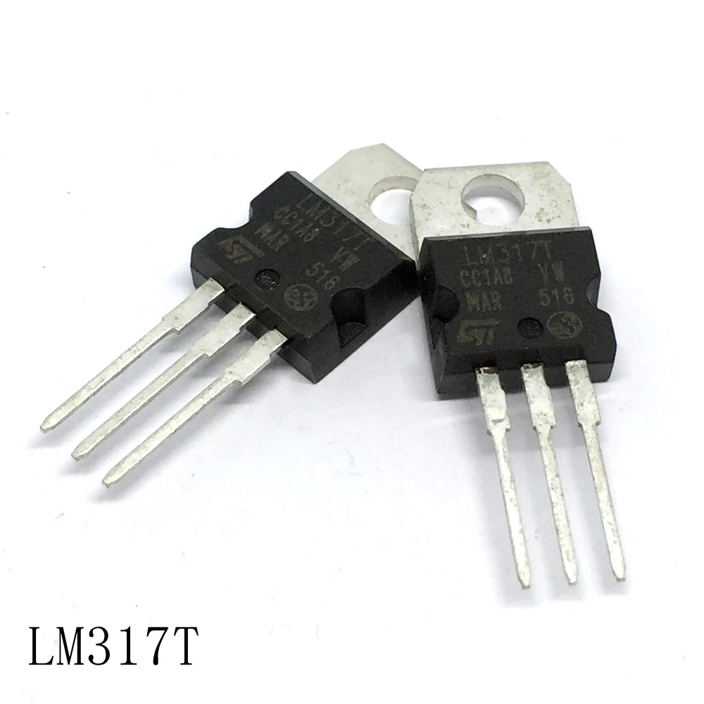 Регулируемый трехклеммный регулятор LM317T TO 220 1.5A/1 2 37 в 10 шт./лот Новинка