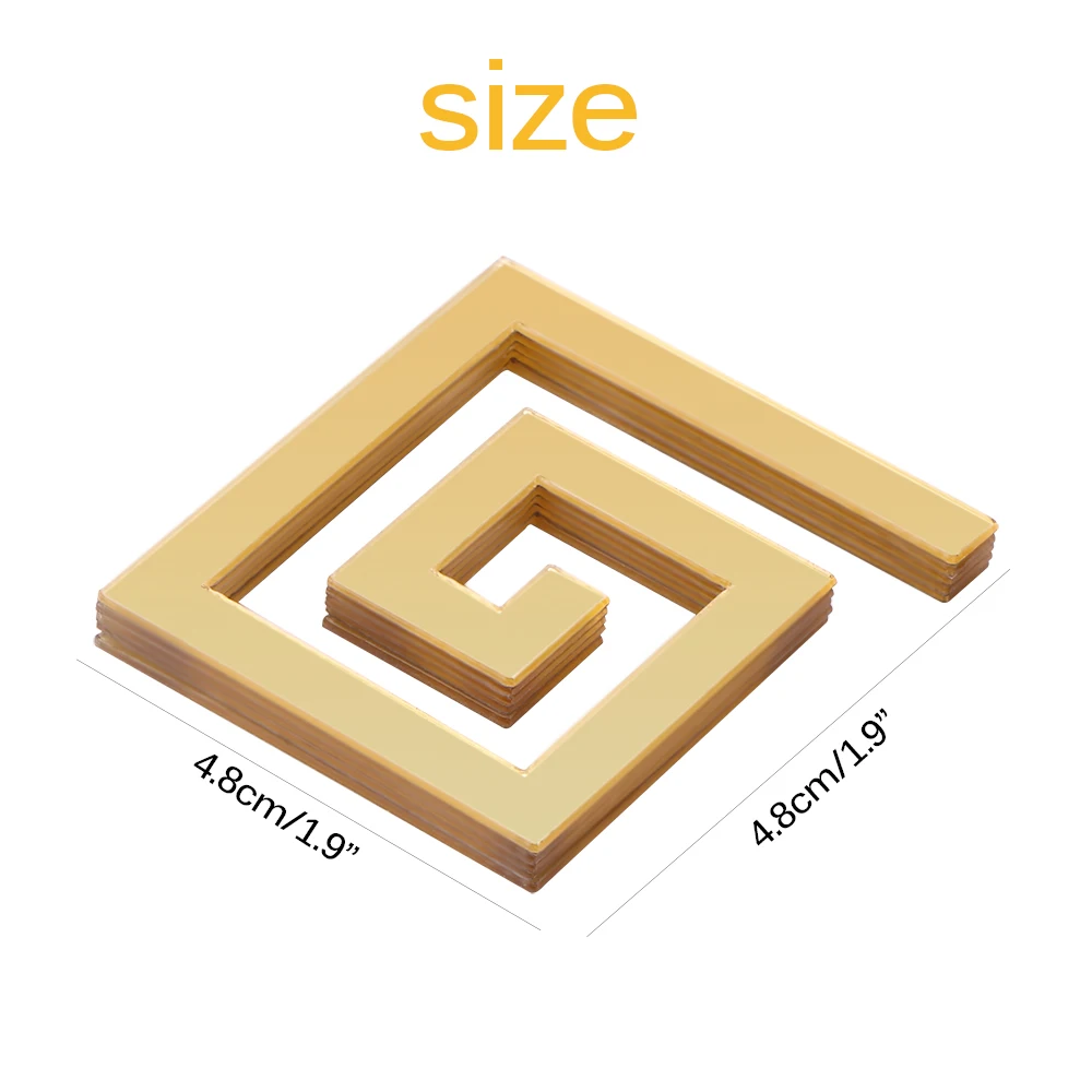 10 шт наклейки на стену DIY акриловые настенные Стикеры для домашнего украшения