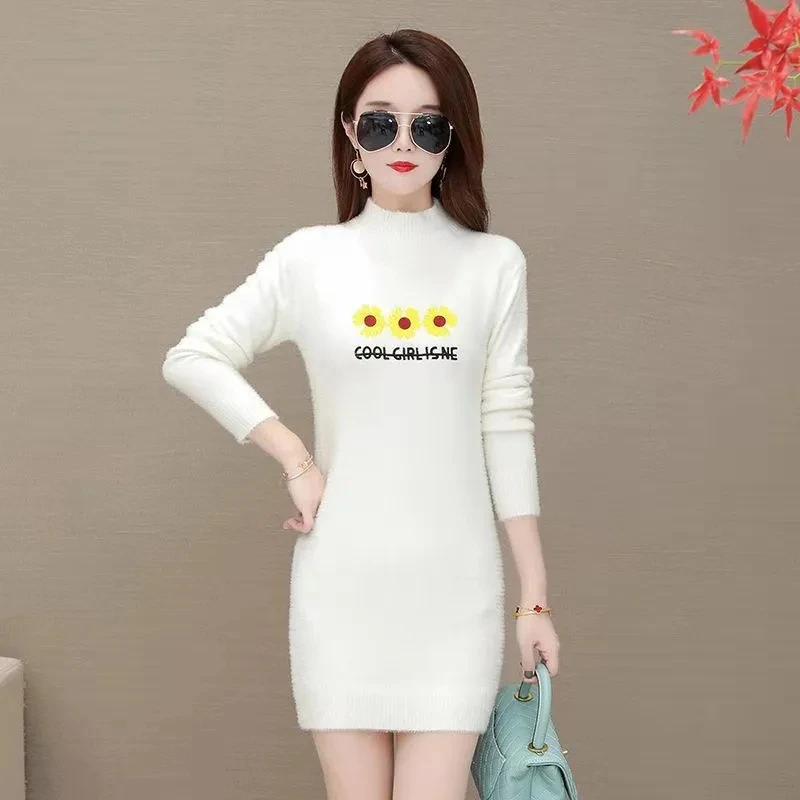 

2021 New Autumn And Winter Mink Velvet Winter All-Match Spring And Autumn Ladies Bottoming Shirt