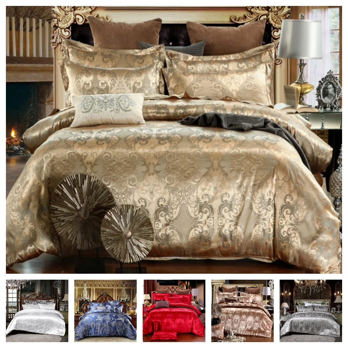Luxury 2/3pcs Bedding Set High Quality Duvet Cover Sets 1 Quilt Cover + 1/2 Pillowcases US/EU Size Single Twin Full Queen King