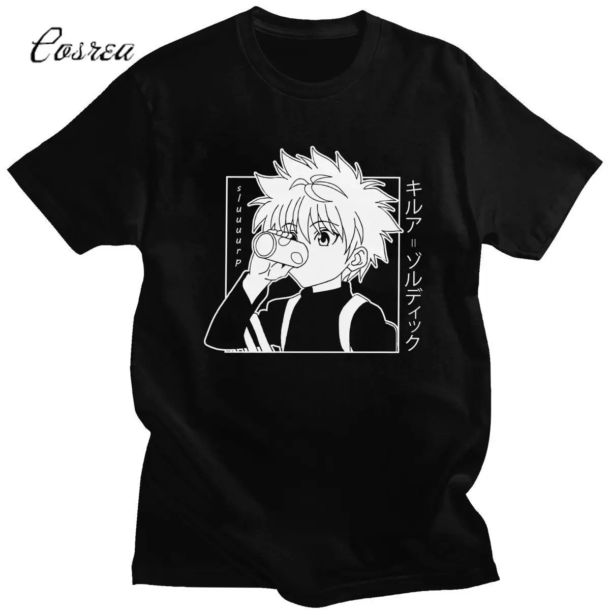 

Аниме Охотник футболка футболки повседневная мужская одежда GON FREECSS Kurapika Killua Zoldyck костюмы для косплея топы для мальчиков