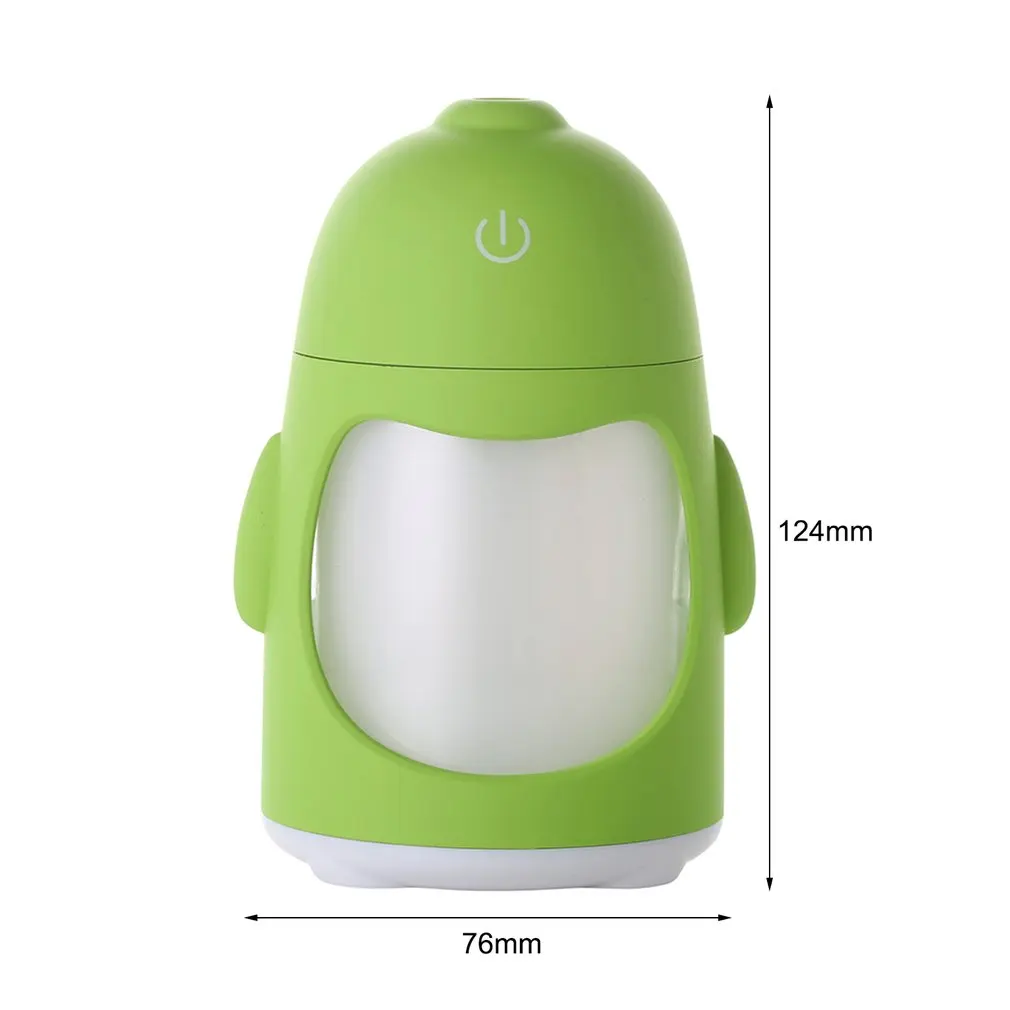 

USB Charging Penguin Shape Air Humidifier LED Night Light Super Quiet Home Office Humidifiers Mist Maker Air Purifier
