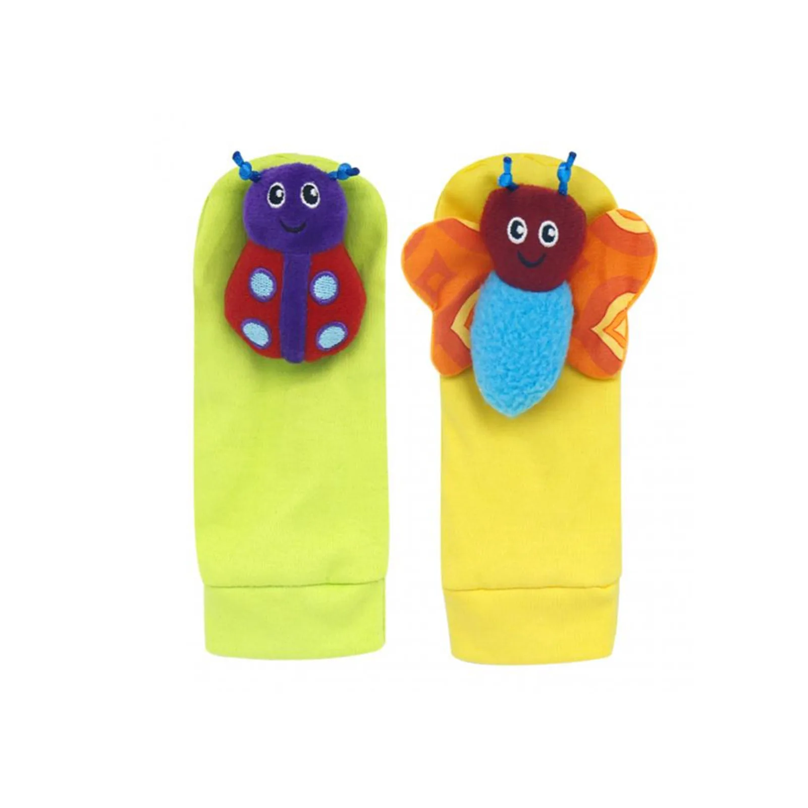 

Wrist Rattle Toy Foot Finder Sock Cute Soft Butterfly Baby Socks advantage