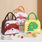 Новая женская и детская Портативная сумка-холодильник, сумка для ланча, сумка-тоут с мультяшными животными, водонепроницаемая Портативная сумка-холодильник, коробка для пикника на открытом воздухе