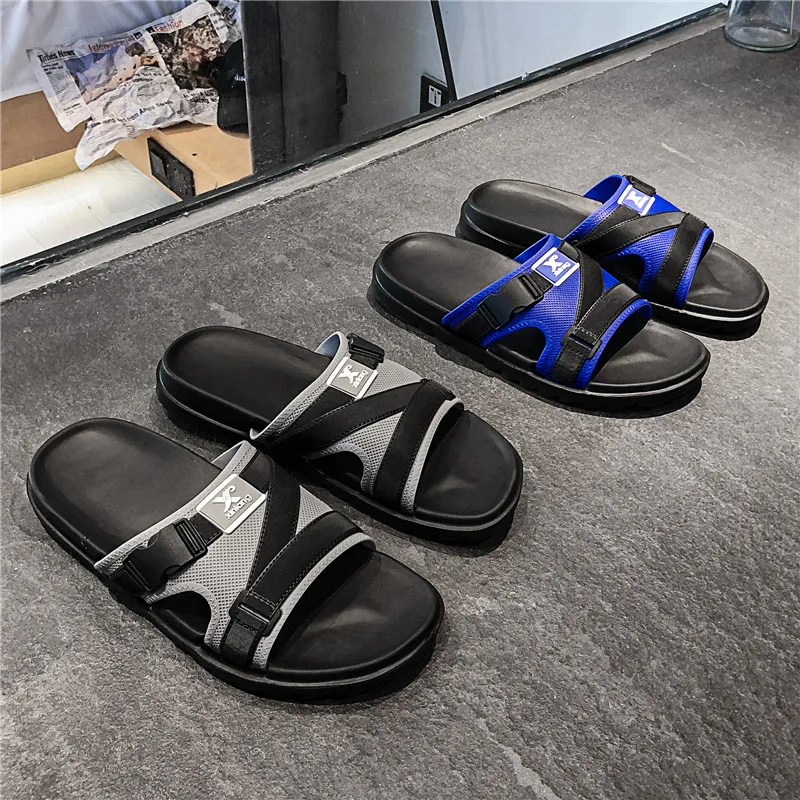 

Men Shoes Arrival Summer Men Flip Flops High Quality Beach Sandals Anti-slip Zapatos Hombre Casual Shoes 40-44 Platform Sandals