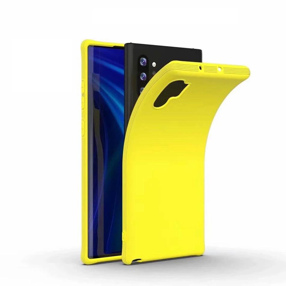 Для samsung S10 Plus S10E Note10 Pro силиконовый чехол шелковистый мягкий сенсорный для Galaxy A10