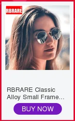 RBRARE Foldable Sunglasses With Box Vintage Classic Sun Glasses Men Shopping Travel Colorful UV400 Lunette De Soleil Femme