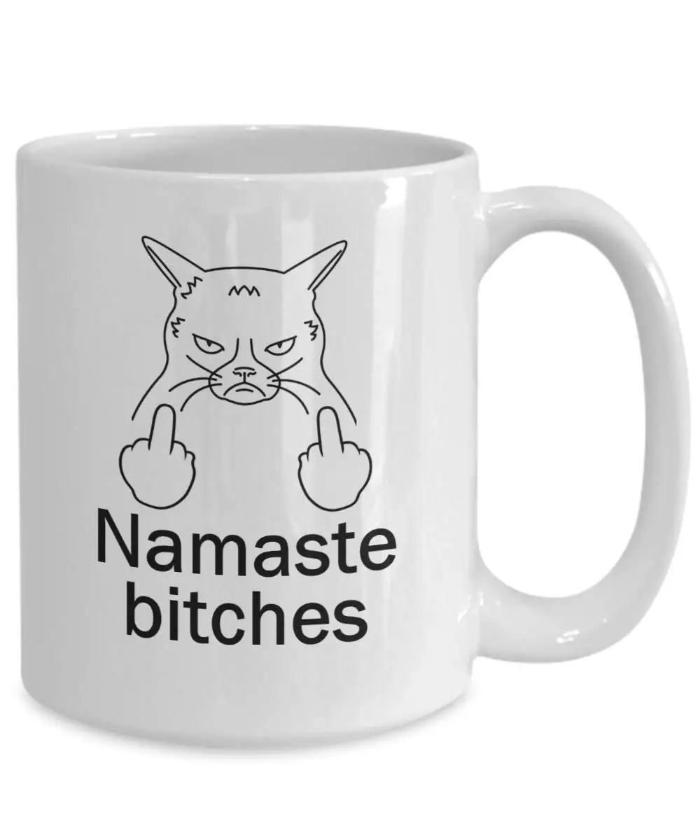 Забавная кофейная кружка 11 унций в виде кота | Дом и сад