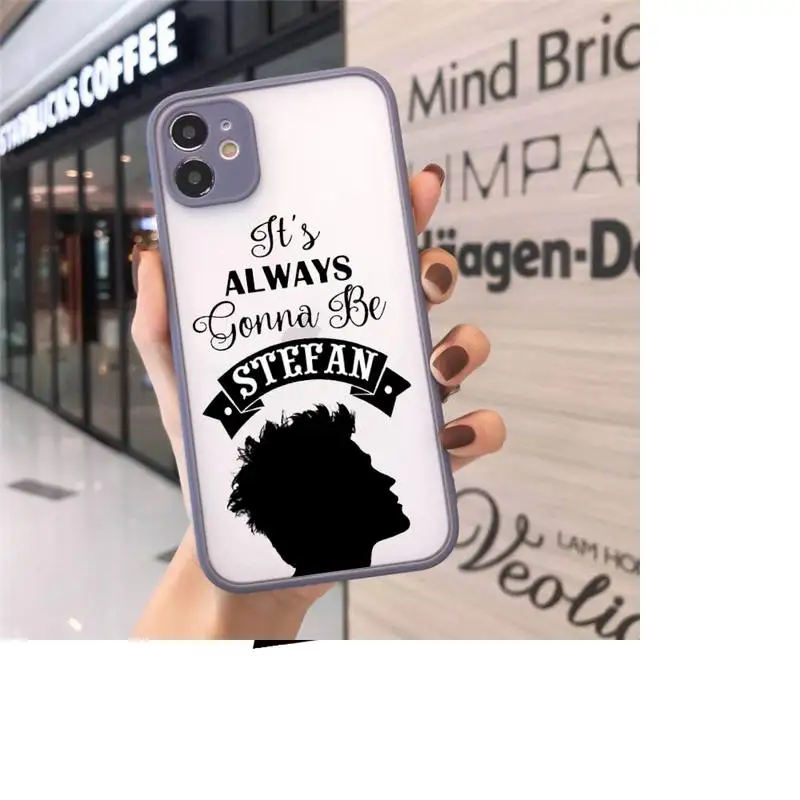 

The Vampire Diaries Phone Case Matte For iPhone 12 Mini 11 Pro XR XS Max 7 8 Plus X Hard PC Back Cover