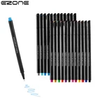 Ручка EZONE 2448 цветов с тонкой линией, цветная ручка на водной основе с крючком, набор для рисования, ручная учетная запись, маркер, хайлайтер, студенческие канцелярские принадлежности