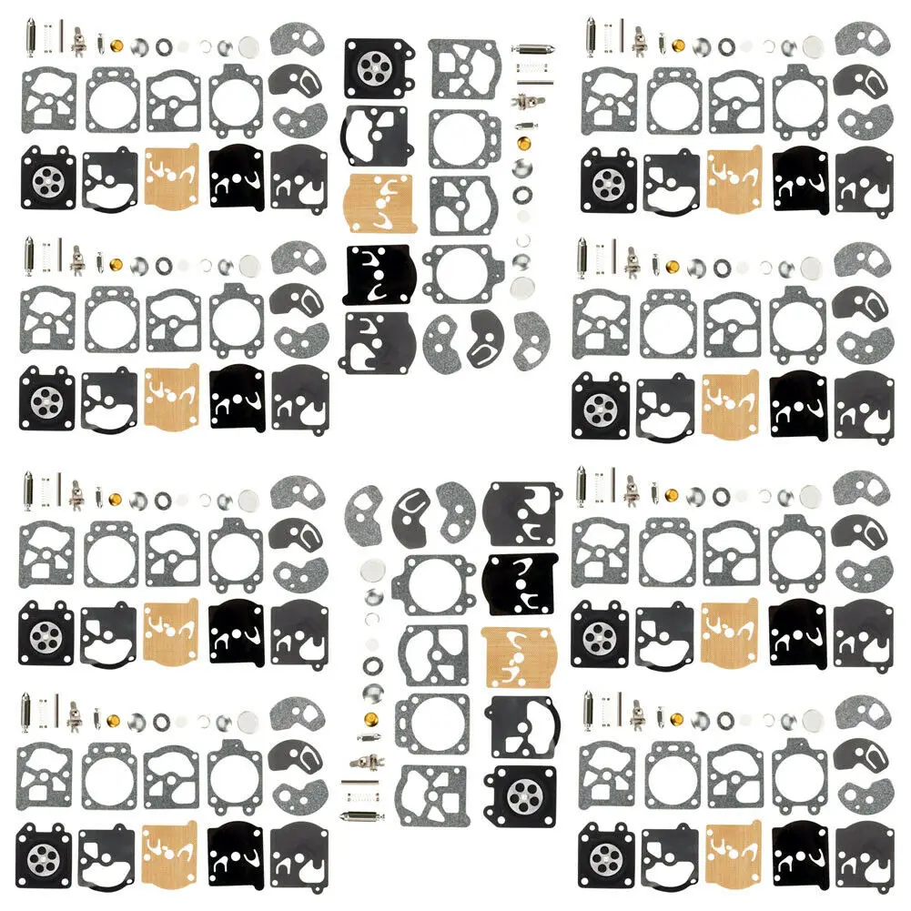 

Gasket Carburetor Rebuild Repair Kit For Walbro Mdel 2-Cycle Trimmer 10PCS Diaphragm