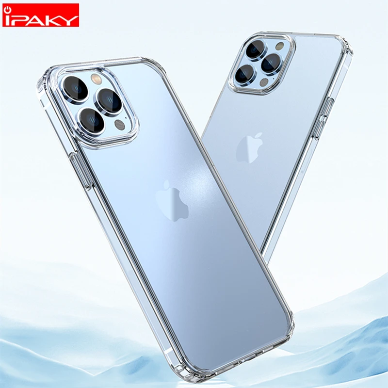 

for iPhone 13 Case IPAKY 13 Pro Mini Case Matte Translucent Shockproof TPU PC Cover Case for iPhone 13 Pro Max Case