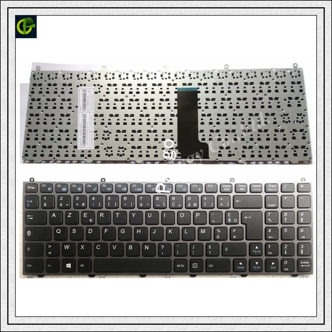 

French Azerty Keyboard for DEXP Atlas H100 H102 H105 H106 H115 H116 H150 H155 H15 MP-12N76SU-43054 6-08-W65S0-280-1D Belgian FR