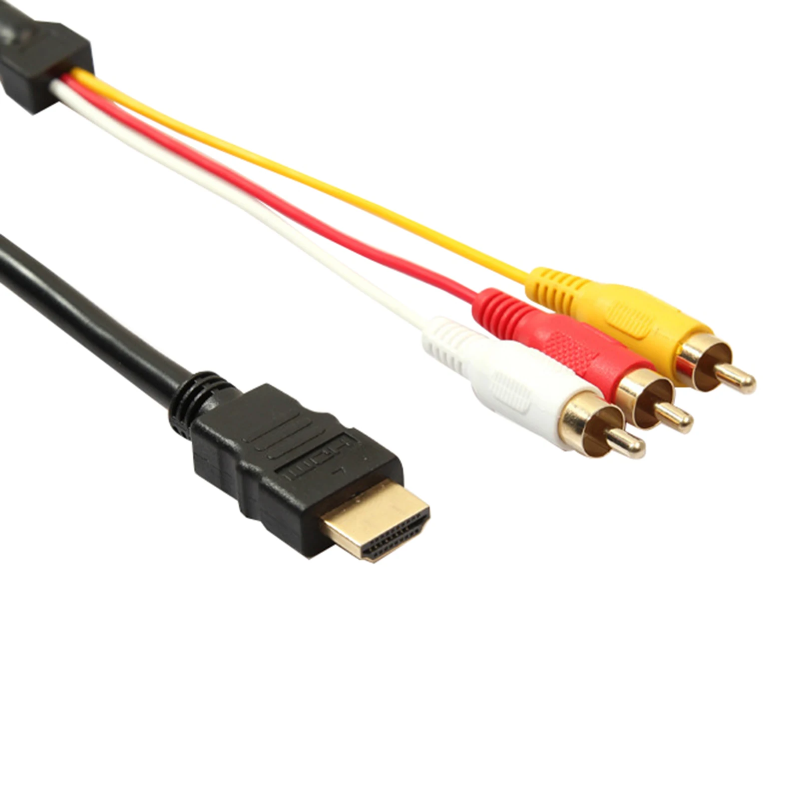 Кабель-преобразователь HDMI-совместимый с 3 RCA штекер-штекер M/M разъем Адаптерный