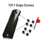 4 шт., новые настраиваемые винты с 1911 рукоятками, винты из нержавеющей стали с ЧПУ T8 сливовый винт 1911, обжиг синего гвоздя