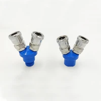 air compressor accessories 14 european type quick couplers hose gas distributor manifold pneumatic connector