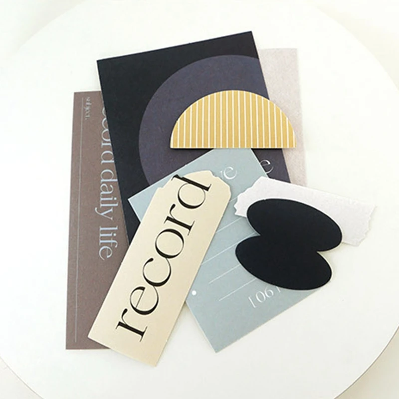 

8pcs/Pack Korea Brand Suatelier On Point Paper Adhesive Labels Stickers Seal DIY Diary Craft Scrapbooking Decoration Supplies