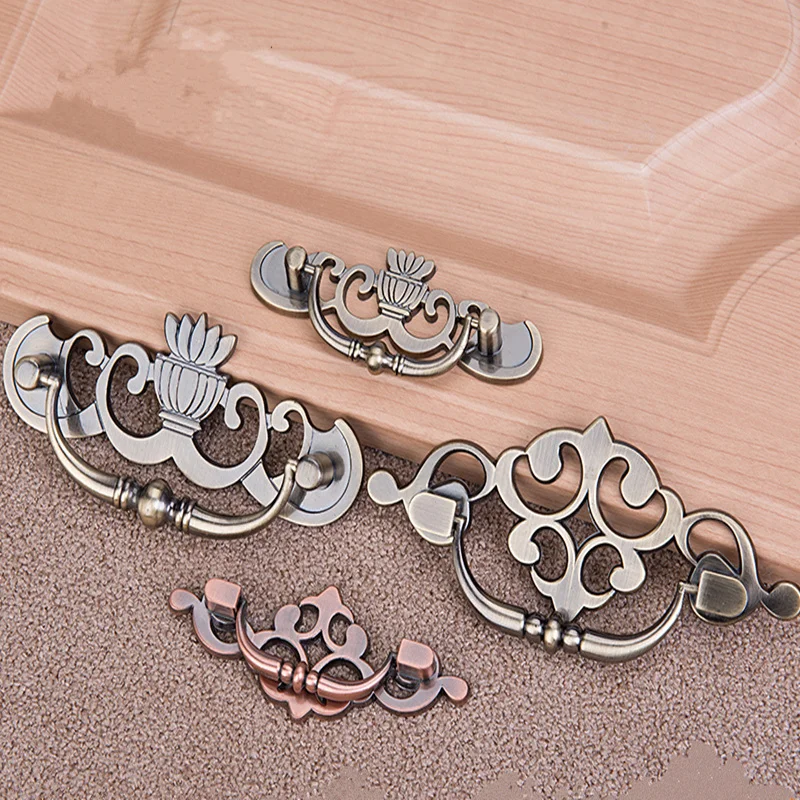 Антикварная дверь шкафа тянет симметричный комод ручка ящика обуви мебель для