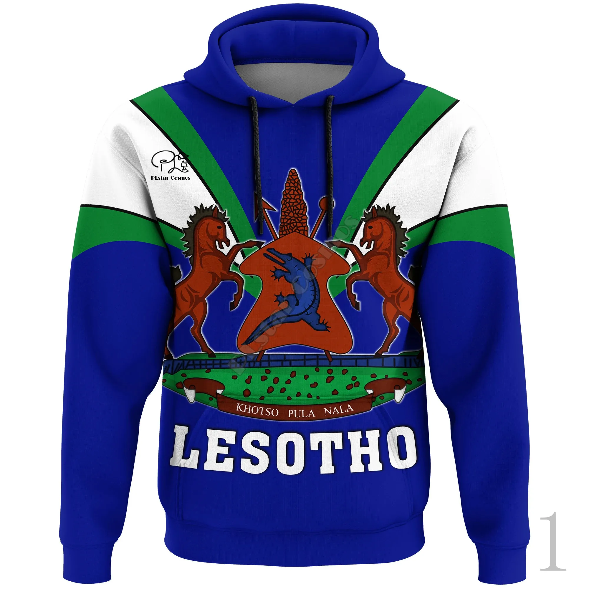 

PLstar Cosmos 3DPrint Newfashion Lesotho Africa Casual Harajuku Streetwear Cultur Men/Women Funny Hoodies/Sweatshirt/Zip Q-3