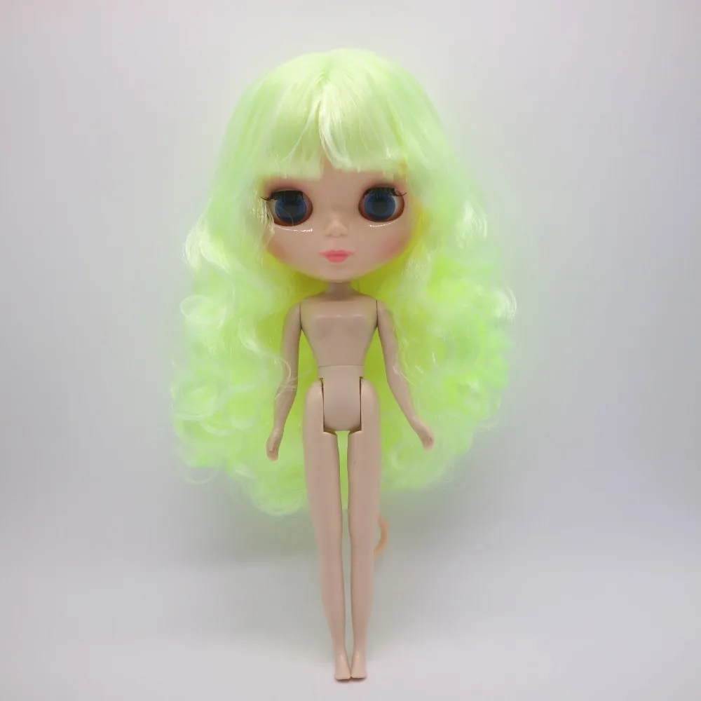 Кукла Обнаженная blyth, Заводская кукла(флуоресцентные желтые волосы