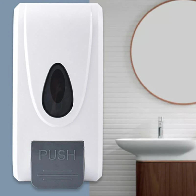 

1000ml Soap Dispenser Wall-mounted Manual Press Cleaning Liquid Foam Dispensers Container Hand Sanitizer Organizer Kitchen Tool