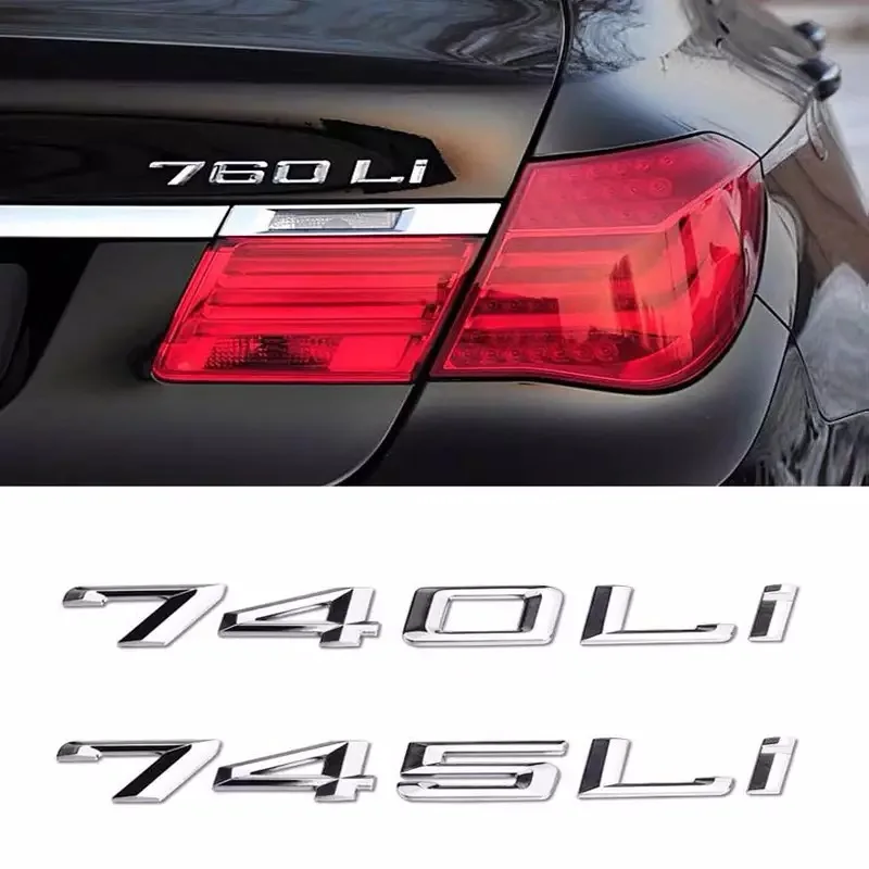 Автомобильная наклейка на заднюю крышку Подходит для BMW 10-16 старых 7 серий