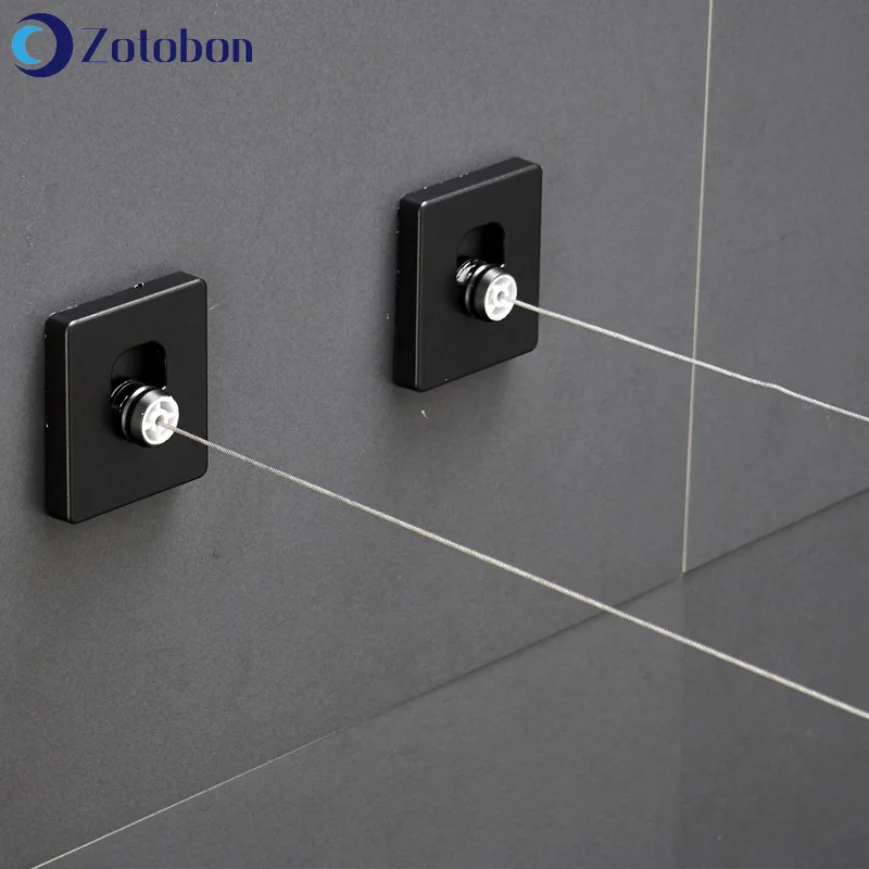 ZOTOBON новая Выдвижная бельевая линия для помещений телескопическая нержавеющая