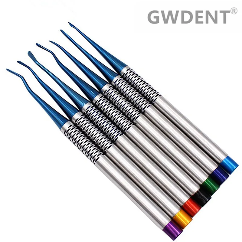 7 шт./компл. зубной извлечения набор инструментов Титан сплав имплантанта