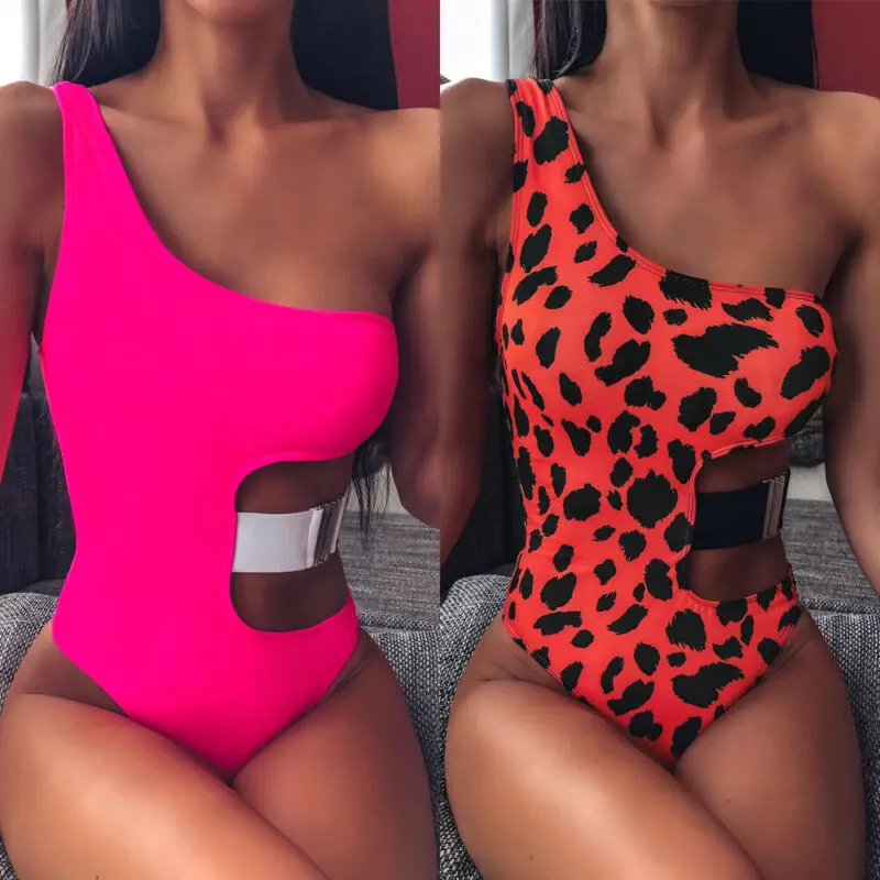 Купальник женский цельный бандажный бикини пуш ап Монокини купальник купальный