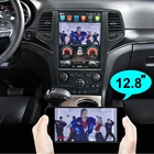 2 Din Автомобильный мультимедийный видеоплеер GPS для Jeep Grand Cherokee 2013 - 2018 12,8 дюймов вертикальный экран Тесла стиль Android 11 радио