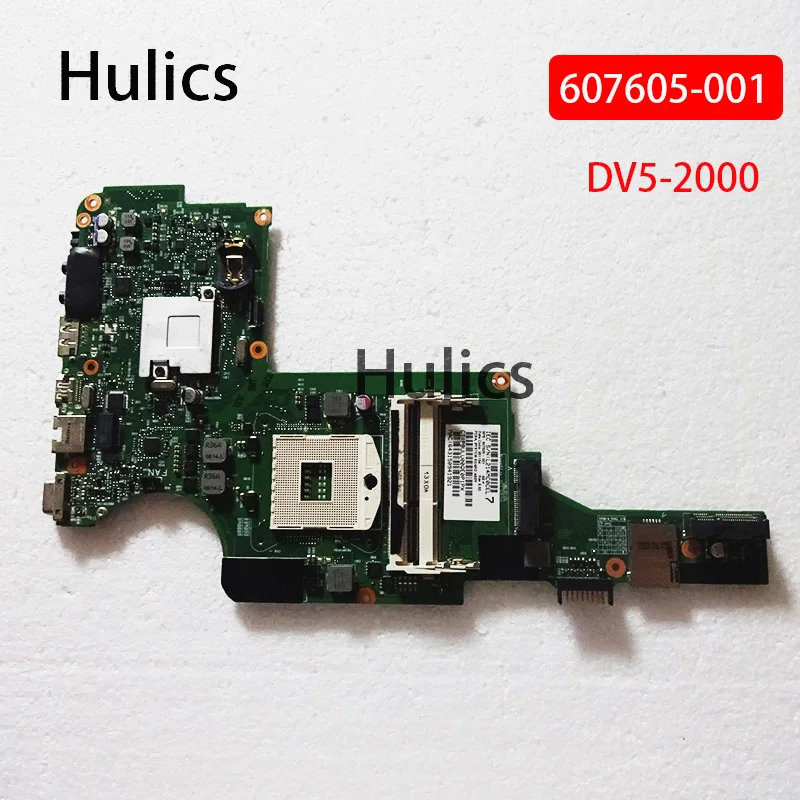 Hulics оригинальный 607605 001 601 материнская плата для ноутбука HP павильон DV5 2000 501