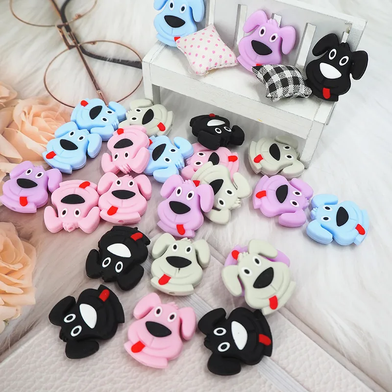 

Chenkai, 10 шт., силиконовые овечки, грызунок для собак, Детские милые Мультяшные жевательные соски для самостоятельного разглаживания, аксессуары для прорезывания зубов, не содержит бисфенола А