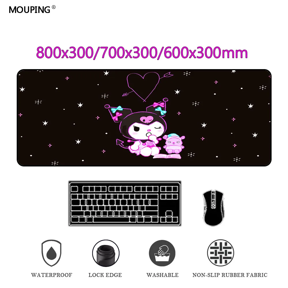 

Mousepad Gamer Black Gaming Accessories Gaming Keyboard Mouse Pad Gaming Pc Mouse Pad Pink Gamer Accessories Rugs DropShipping