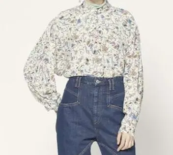 

Shirt Autumn Women and Winter New Printed Loose Shirt
