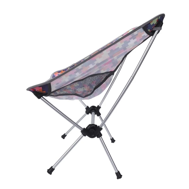 구매 휴대용 야외 접이식 달 의자 캠핑 의자 해변 낚시 초경량 의자 캐리 가방