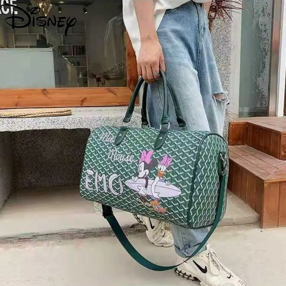 

Disney Mickey Leisure Bag Large-capacity Handbag Fitness Bag Business Travel Luggage Bag Wear-resistant Trolley Bag Storage Bag