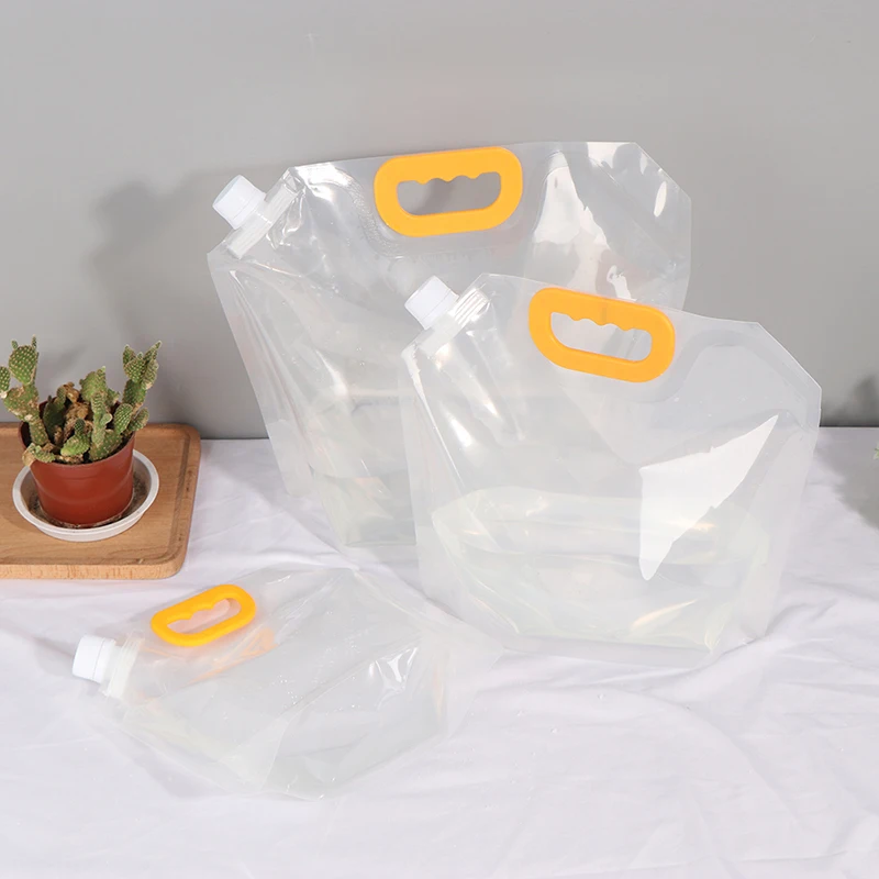 1PC 1.5/2.5/5L Stand-up Safety Drink Packaging Bag Pouch Beer Juice Milk Liquid Wedding Party Drinking Bags | Дом и сад