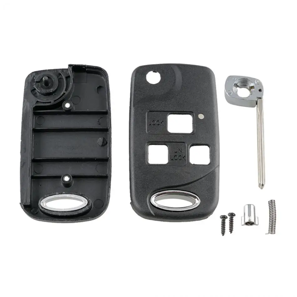 Чехол для ключа автомобиля 2 кнопки Модифицированный корпус автомобильного