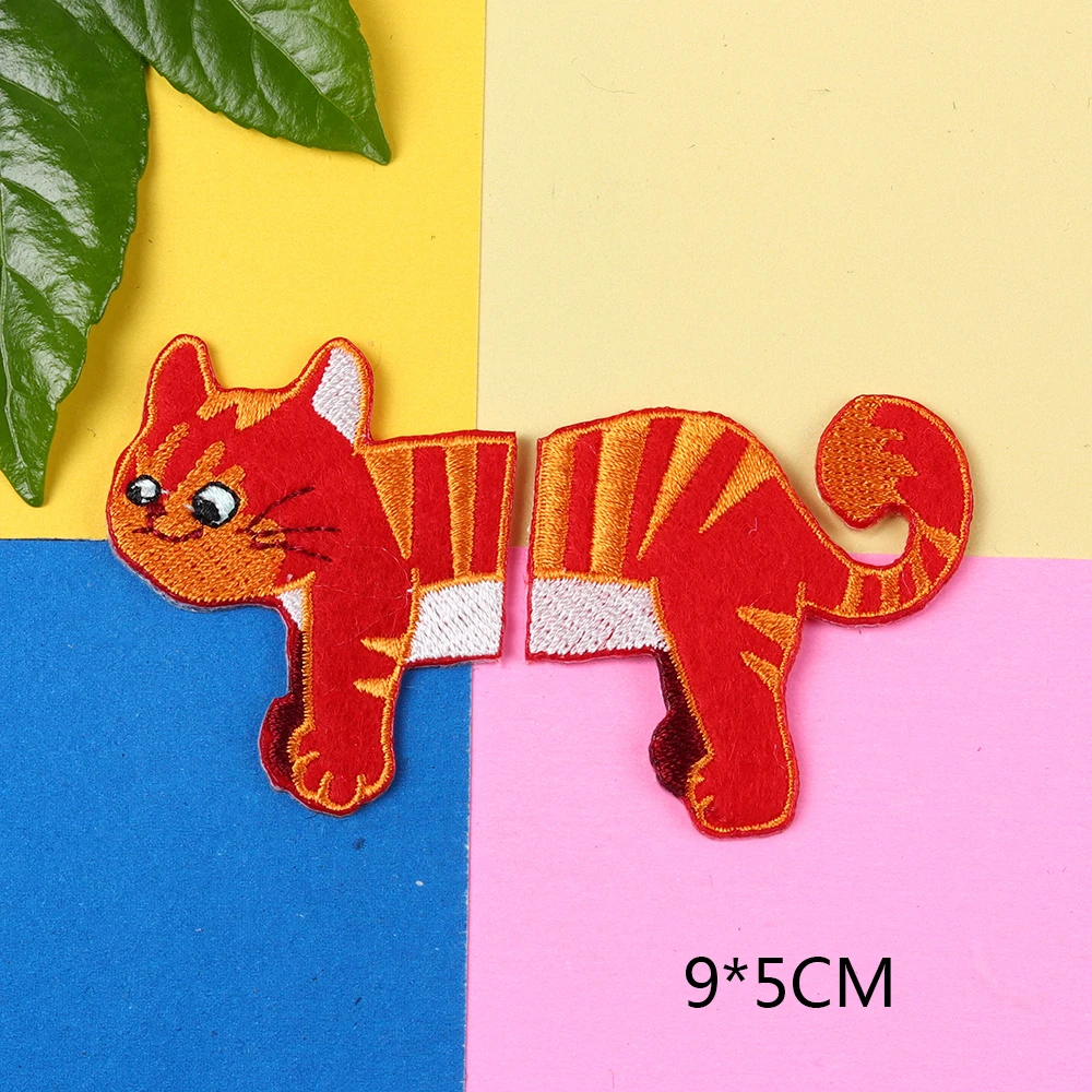 С рисунком животных в виде пасти акулы кроликов львы зебры тигры патчи пришить