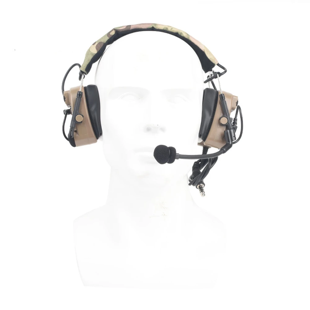 COMTAC IV Military Tactical Headset Anti-Noise Headphone Airsoft CS Hunting Shooting Earmuff Hearing Protection Army Accessories | Спорт и
