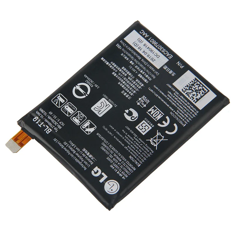 Оригинальный BL T19 телефон Батарея для LG Nexus 5X H790 BLT19 H791 H798 с инструмент подарок 2700