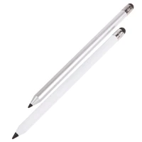 1pc dual head touch screen stylus pencil high quality capacitive capacitor pen for i pad for samsung phone tablet pc accessories