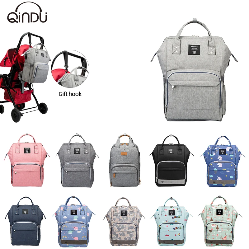 Большая вместительная сумка для подгузников рюкзак на молнии путешествий детей