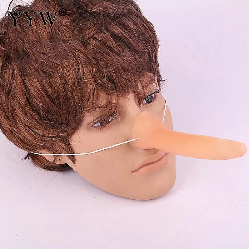 Реквизит для хэллоуивечерние фальшивый нос острый ПВХ кукла Пиноккио тушь носа